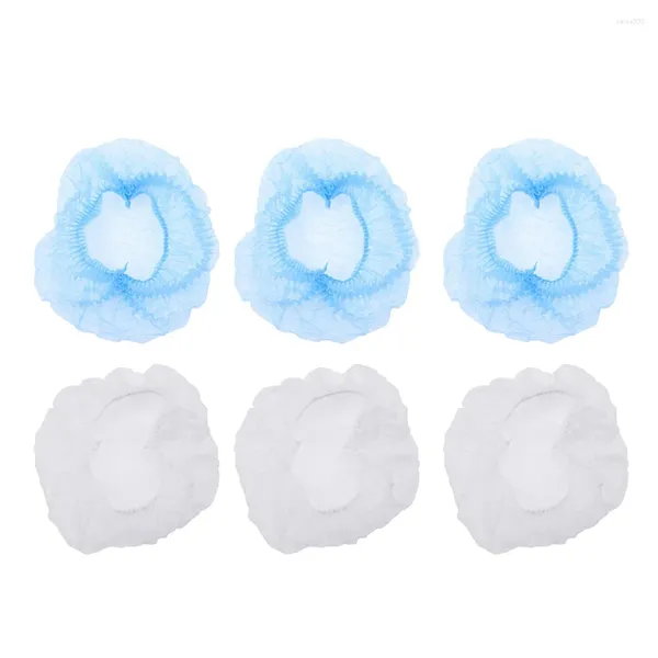 Berets 200pcs Bouffant Cap Cabelo Capa Não-Tecida Salon Barbeiro para Serviço Cozinhando Spa