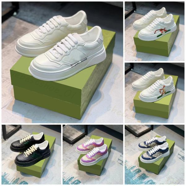 Tasarımcı Sıradan Ayakkabı Kabartmalı Ayakkabılar Yığın B Sneakers Kadın Dantel Yukarı Jakard Tuval Ayakkabı Retro Deri Platform Ayakkabı Renkli İşlemeli Spor Ayakkabıları