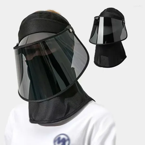 Berretti Cappello da sole in materiali avanzati per la protezione dai raggi ultravioletti Protezione per moto all'aperto da vento e pioggia