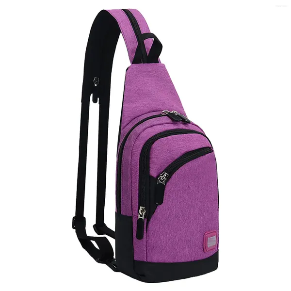 Taillenbeutel Männer Frauen Outdoor Single Umhängetasche Reißverschluss Crossbody Radfahren Sport Brust Bergsteiger Reisen kleiner Rucksack