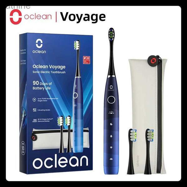 Escovas de dentes elétricas Cabeças de substituição Oclean Voyage Sonic Toothbrush Travel Bag Kit de escova de dentes automática IPX7 Dental Whiten YQ240124