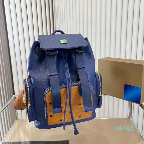 Rucksack Stil Luxus Rucksack Männer Designer Geldbörse Leder Rucksack Mode Leichte Handtaschen Frauen Büchertaschen Schulter