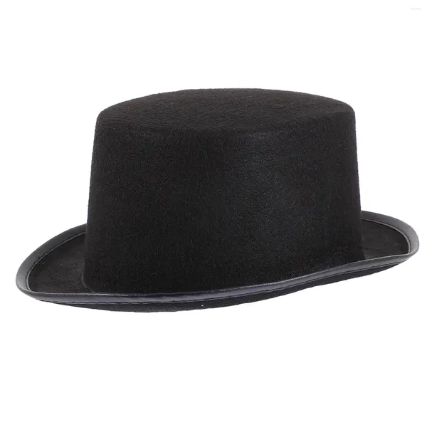 Berretti Jazz Hat Berretti da donna vintage Performance a bordo piatto Punk Holiday Party Accessori cosplay per uomo donna