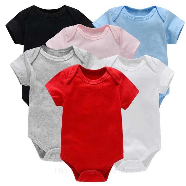 Pagliaccetti Pagliaccetti unisex a maniche corte per neonati maschi Vestiti per ragazze 0-24M Tute intere in cotone per neonati Tute per bambini Tutina