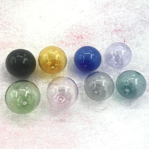 Flaschen 5 teile/los 30mm Mix Farbe Glas Ball Globe Perlen Gläser Hohl Mit Einem Loch Flasche Fläschchen Schmuck Machen zubehör Erkenntnisse