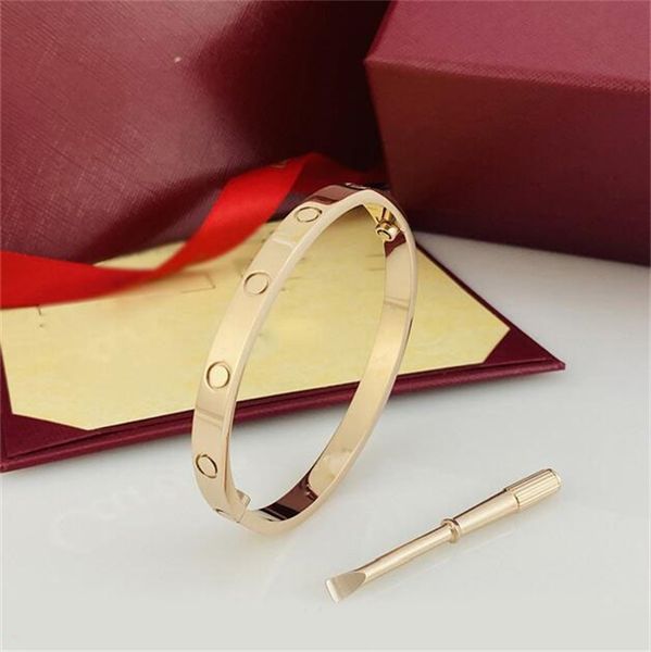 Parafuso pulseiras para homens designer amor pulseira de luxo mulheres famoso casamento elegante banhado a ouro pulseira strass pulseira casal presente zb001
