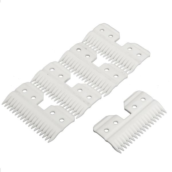 Toelettatura 5 pz/lotto 18 Denti Pet Clipper Lama In Movimento In Ceramica Dog Grooming Lama Accessori Elettrici per Andis Wahl Oster A5