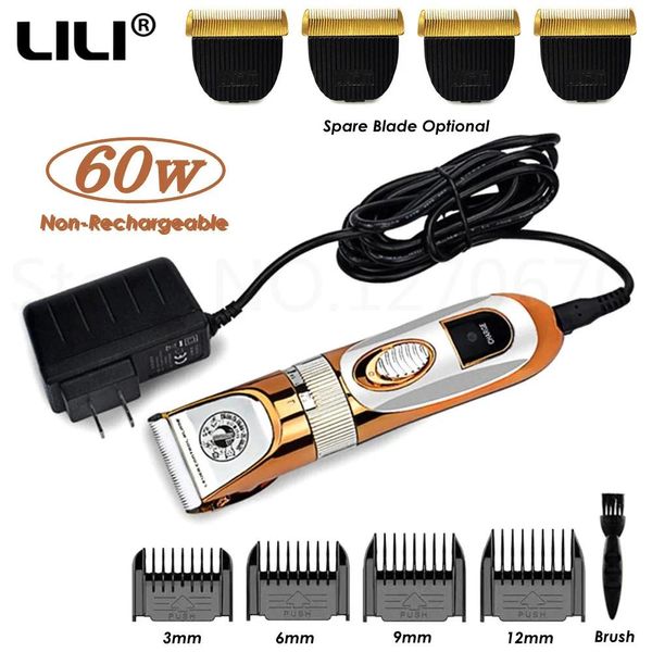 Grooming lili ZP293 Haustierschermaschine für Hunde, Rinder, Kaninchen, Rasierer, 60 W, leistungsstarke Katze, Pferd, Fellschere, elektrischer Haarschneider, Schneidemaschine