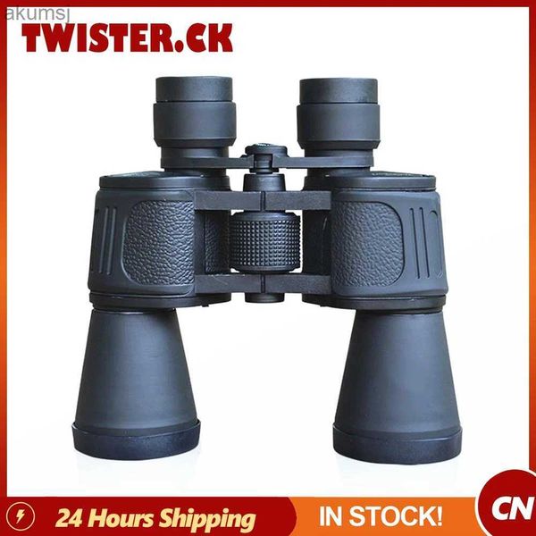 Telescopi 10x50 potenti binocoli ampio angolo zoom porm prism telescopio per utensili da caccia all'aperto per la caccia a caccia di spedizione YQ240124