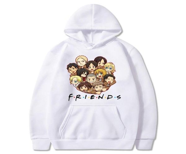 Ataque em Titan Hoodie Amigos Asas de Dom Mikasa Mens Hoodies Moletons Japão Anime Shingeki No Kyojin Cosplay Traje Y031933420