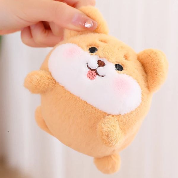 1 simpatico peluche con ciondolo gatto bianco nero morbido e carino giocattolo anime cartone animato animale bambola riempita ragazza regalo di San Valentino decorazione 240124