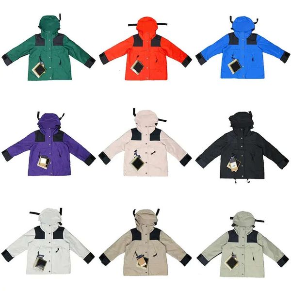 Designer Baby Kids Giacca tecnica Primavera Autunno Windrunner Tee Moda Giacca a vento sportiva con cappuccio Cerniera casual Giacche per bambini da esterno 71