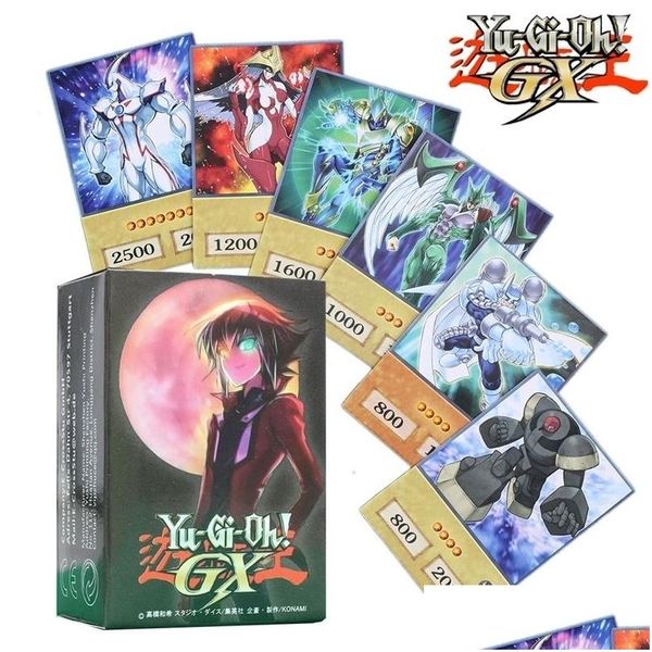 Giochi di carte Fai da te 100 pezzi Yu-Gi-Oh Gx Style S E-Hero Yuh Classica Proxy Regalo per bambini 221104 Consegna di goccia Giocattoli Regali Puzzle Dhdji