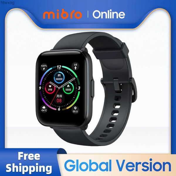 Smart Watches Mibro C2 Smartwatch Globale Version 1,69 Zoll HD-Bildschirm Sport Herzfrequenzmesser Wasserdicht Männer Frauen Smart Watch YQ240125