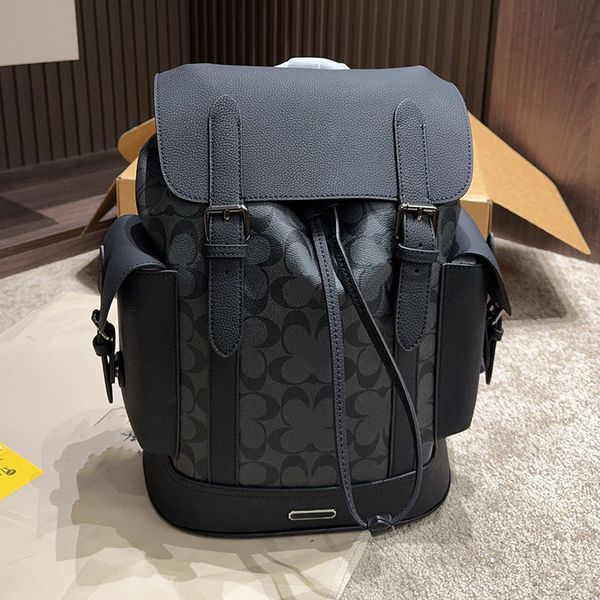 Neue 2024 Luxus Mode Trend Designer Männer Rucksack Tasche Herren Luxus Kaviar Reise Rucksäcke Casual Langlebig Weiche Leder Taschen Doppel schulter Rucksack