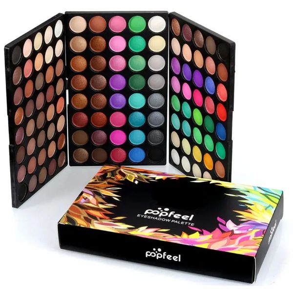 120 colori Professional 3D Smooth Eyeshadow Palette Trucco Matte Cosmetici Occhi Natural Shimmer Smooth Shadow Maquiagem Portable 240122