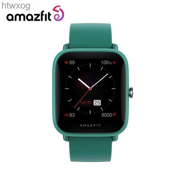 Relógios inteligentes Máquina remodelada Amazfit Bip U Smartwatch Color Display Sport Tracking 5ATM Resistente à água Relógio inteligente para Android iOS Phone YQ240125