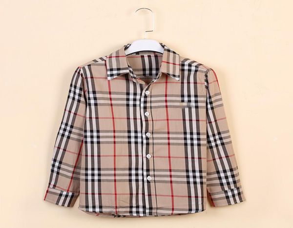 Kids039 Big Shirt Camicia a maniche lunghe Big Kids039 Camicia da ragazzo modello primavera 20191346480