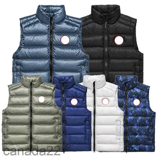 Mens Coletes 2024 Crofton Hoody Canadá Casaco Mens Gilet White Duck Down Jacket Moda Casual Inverno Corpo Aquecedor Womens Colete Ladys Gilets Quente Outwear Xsxxl CDJZ CD WNLS