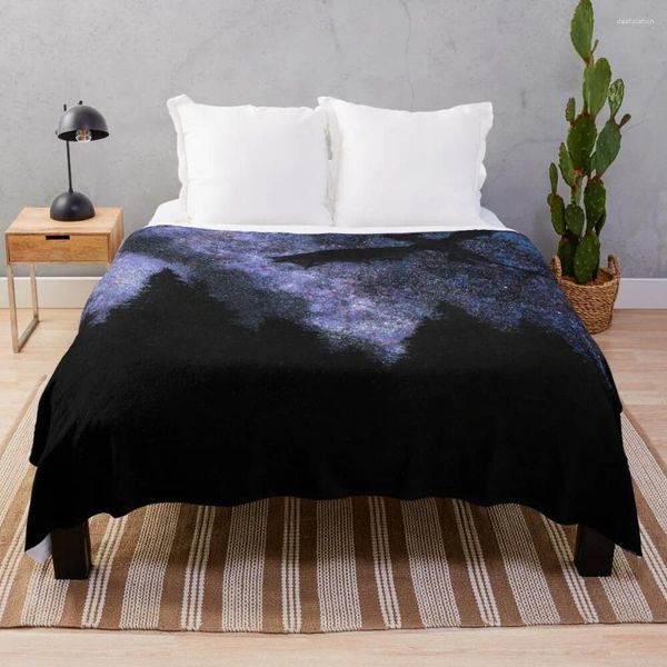 Cobertores Night Watch Throw Blanket Sofá Colcha Tapete