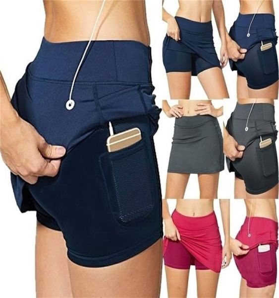 Performance Active Skorts Gonna Gonne Donna Plus Size Gonne a tubino Donna Corsa Tennis Golf Allenamento Sport Abiti naturali 219624152