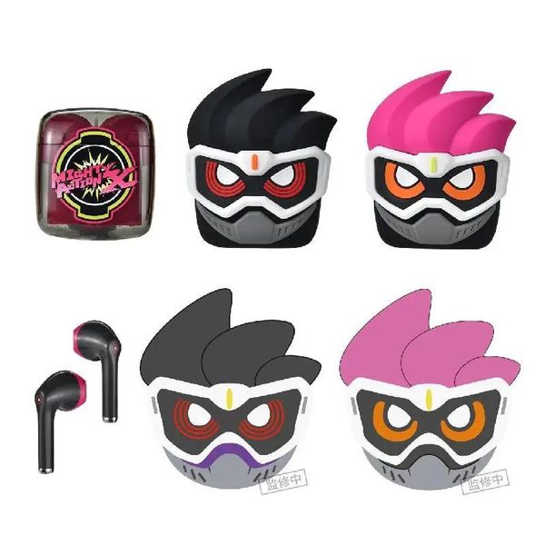 Kopfhörer Anime Masked Rider POPO ExAid Drahtlose Bluetooth 5,3 Kopfhörer Cosplay Kamen Rider Kopfhörer ENC Noise Reduction HIFI Ohrhörer