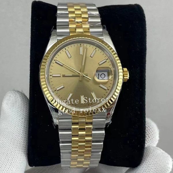 Часы унисекс, 36 мм, автоматические часы Cal.3235, мужские VsF, женские юбилейные браслеты из желтого золота 904L из стали Eta 126233, мужские женские наручные часы VS Maker