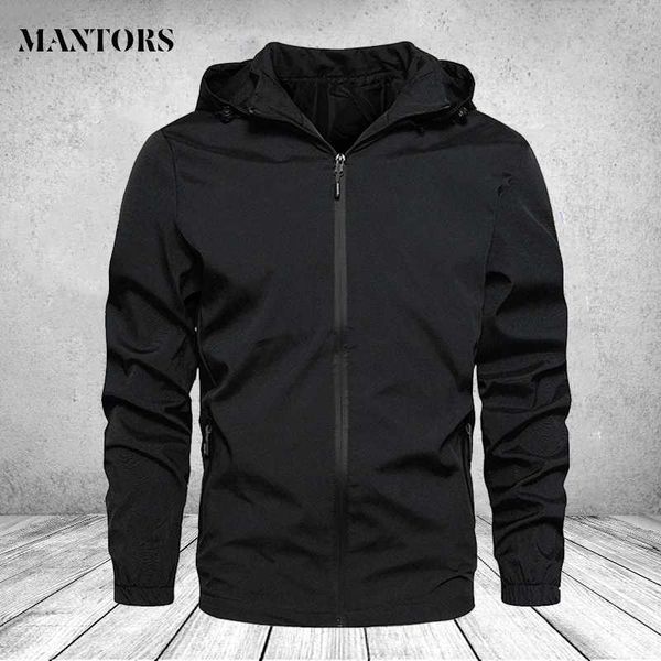 Jaquetas Masculinas Homens Jaquetas Outono Manga Longa Cor Sólida Casual Esporte Zipper Outdoor Tops Casaco Masculino Roupas Preto Azul Cinza Jaquetas Outwears J240125