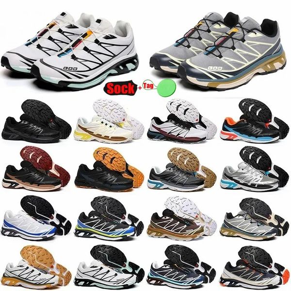 Дизайнерские кроссовки Solomon XT6 Advanced Athletic Shoes Mens Xapro 3DV8 Triple Black Mesh Wings 2 Белый Синий Красный Зеленый Speed Cross Speedcross Уличная походная обувь