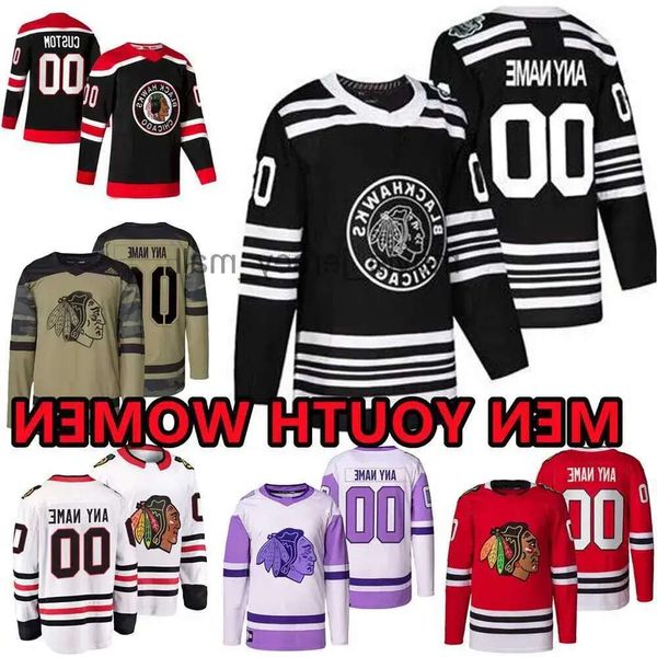 Custom Hockey Trikots Chicago''blackhawks''mens 9 Bobby Hull 82 Caleb Jones 19 Jonathan Toews 5 Connor Murphy 80 Zachery Andrews 89 Andreas 44