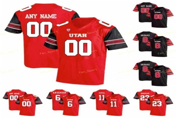 Maglie universitarie Utah Utes 32 Eric Weddle 92 Star Lotulelei 1 Tyler Huntley 2 Zack Moss 8 Siaosi Mariner Calcio personalizzato cucito9854483