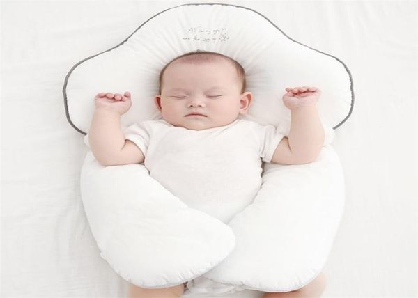 Kissen Baby Kopfformungskissen Atmungsaktives Komfortkissen Schutz für Flat-Head-Syndrom Schlafpositionsführung Design 2209097116041