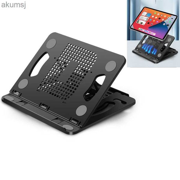 Tablet PC Stands Tablet Phone Laptop Stand Suporte giratório dobrável para notebook Suporte para monitor para Macbook Air Mini para iPad Cooler iPhone YQ240125