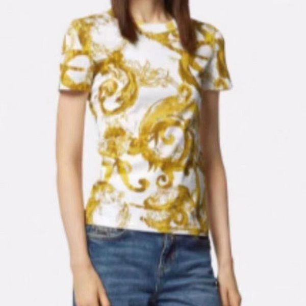 2024 Designers camisetas de moda t camisetas masculinas mulheres novas impressão floral vintage Camiseta casual de mangas curtas brancas de camiseta branca de vestido de roupas de blusa de blusa