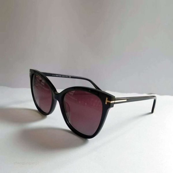 Óculos de sol de grife Tom-Fords Tomford Novo Tom Tf844-f Masculino e Feminino Versátil Street Shot Óculos de Armação Grande