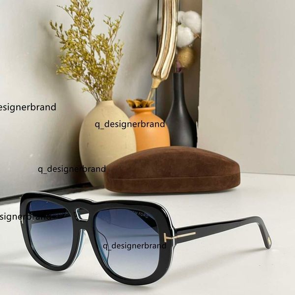 de Glasses Ford Gole tf Brillen Sonnenbrille Tom Damen Classic Pilot Sun Luxus Modedesigner Hochwertige Sonnenbrille Lünetten für Soleil Herren pour Femmes Mit Box