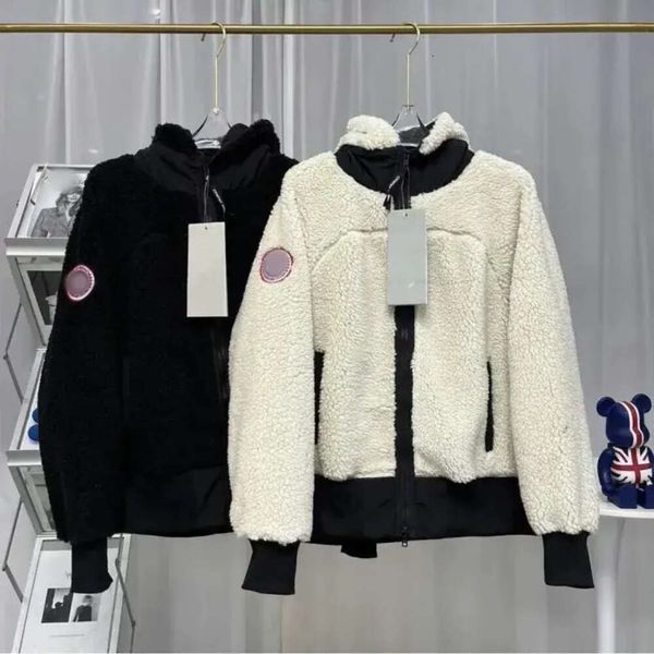 Designer feminino jaqueta de lã jaqueta mais recente estilos jaqueta masculina imitação de lã casaco feminino lã canadense casaco de inverno moda grosso autu 344