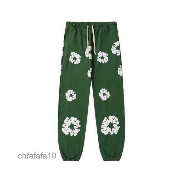 Mens Hoodie Demin Tears Outono Designer Homem Calças Roupas Sweat Suit Sweatpants Sweatsuits Verde Vermelho Preto Hoodies Com Capuz Floral 512 3910 3910