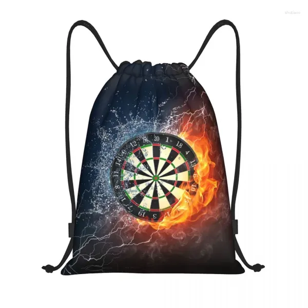 Alışveriş Çantaları Dartlar Tahta Drawstring Sırt Çantası Kadınlar Hafif Ok Hery Hedef Spor Salonu Spor Sackpack Çuvalları Eğitim için