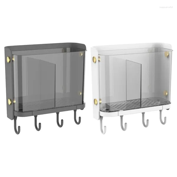 Portaoggetti da cucina Supporto per montaggio a parete Supporto per posate Utensile di grande capacità Dropship