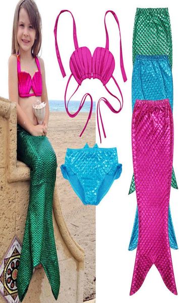 Yeni Ins Girls Mermaid Tail Mayolar Bütün Çocuklar Deniz Kızı Bikini Kız Mayolar Çocuklar Plaj Mayo Denizkızı Banyosu Su4248057