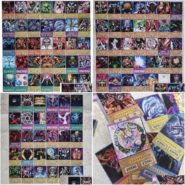 Giochi di carte 100 pezzi Yu Gi Oh giapponese 100 stili diversi Wing Dragon Nt Soldier Sky Flash Giocattolo per bambini Regalo Drop Delivery Giocattoli Regali Puzzl Dhoeh