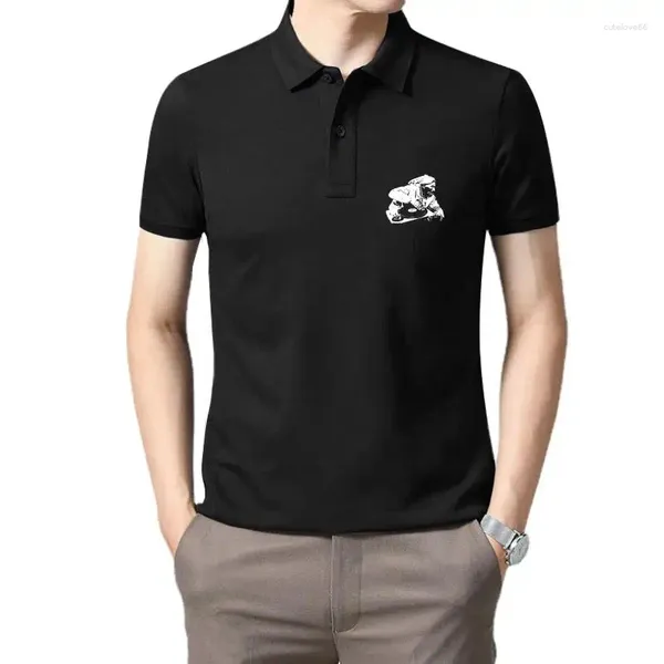 Erkek Polos Grand Master DJ Music Erkekler T-Shirt 2024 Moda Özel Yaz Pamuk O yakalı Kısa Kol Siyah İnce Genç Adam