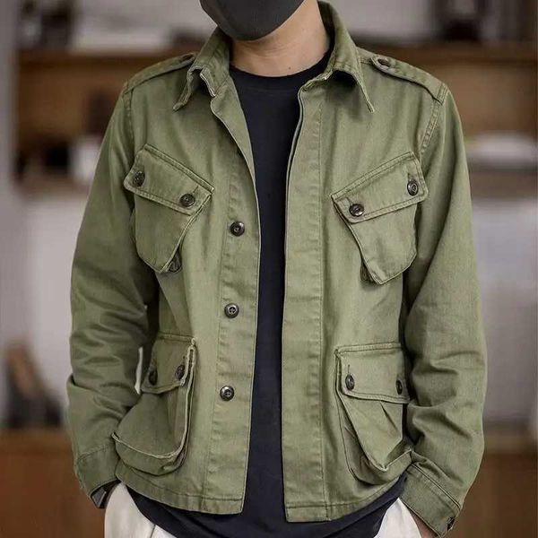 Männer Jacken Frühling Herbst Neue Dschungel Jacke Militär Fallschirmjäger Anzug Männer Overalls Casual Mantel Top Armee Einfarbig Männliche Kleidung oberbekleidung J240125