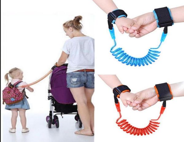 Çocuklar Anti Kayıp Kayış 15m Çocuk Güvenlik Bileklik Bilek Bağlantı Toddler Kablo Demet TreaSh Strap Bilezik Bebek Bilek Tasma Strap4594113