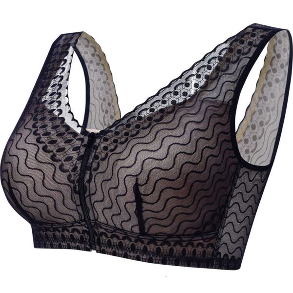 Accessori per costumi 1957 Intimo Mastectomia Cerniera frontale senza anello in acciaio Sport regolabile Bellissimo reggiseno posteriore Pazienti affetti da cancro Cuscinetto in silicone