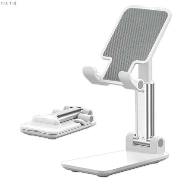 Tablet-PC-Ständer TFY Universeller verstellbarer Desktop-Ständer für Mobiltelefone Tablets. Kompatibel mit iPhones 13 12 Pro Max iPads Pro Air – Weiß YQ240125