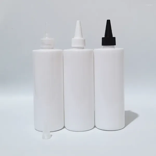 Vorratsflaschen 20 Stück 350 ml leerer weißer Kunststoff mit Twist-Top-Kappe Flüssigseife Verpackungsbehälter Kleber Squeeze Container
