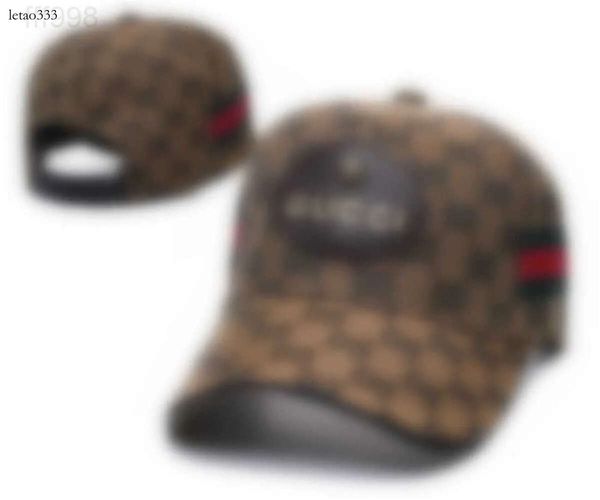Cap Ball Mode bestickt Stil Frauen Golf Visier Baseball Gorras Sport S Hüte für Männer Designer Hut Hip Hop Snapback Caps G-22 Ggity N2A6