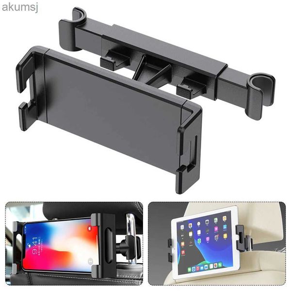 Tablet PC Stands Car Tablet Stand Back Seat Headrest Mount Holder para 6-12 polegadas 360 Rotação Universal Tablet PC Auto Car Phone Holder Stands YQ240125